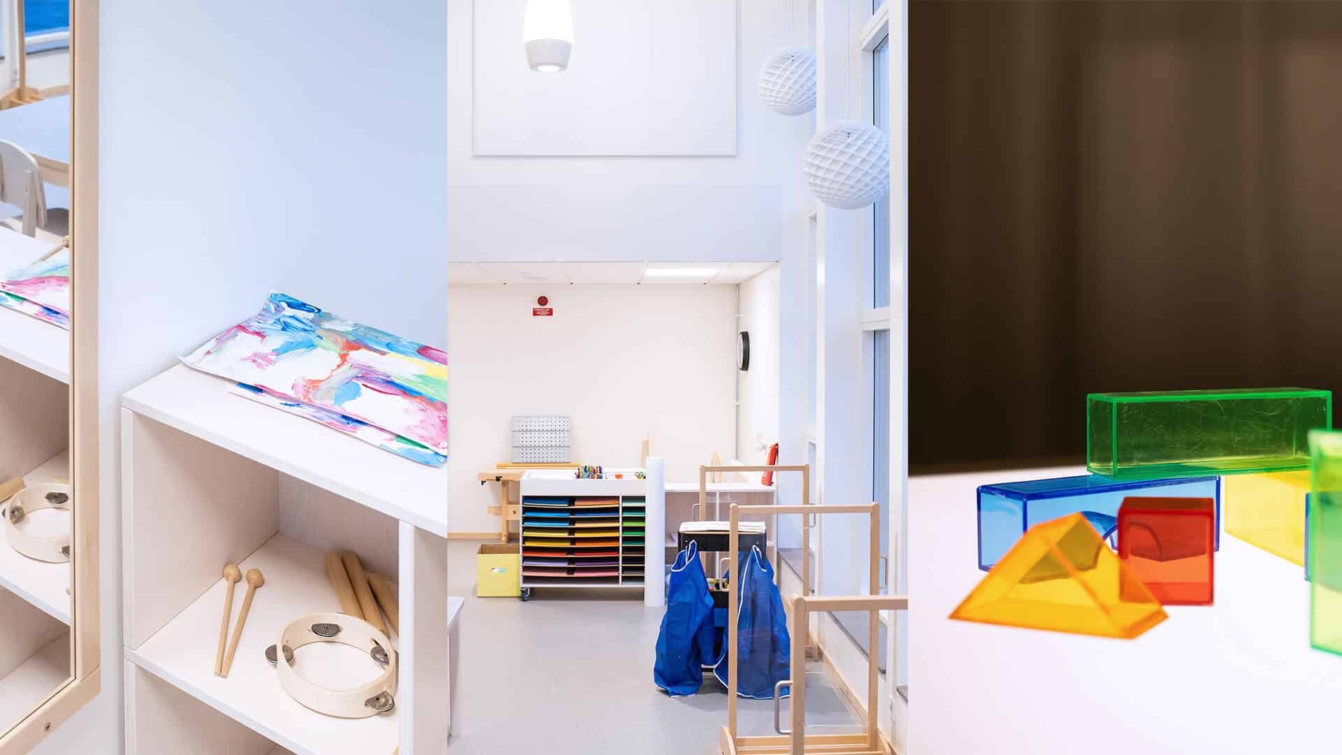 Interiör från leksal i Bärnstenen