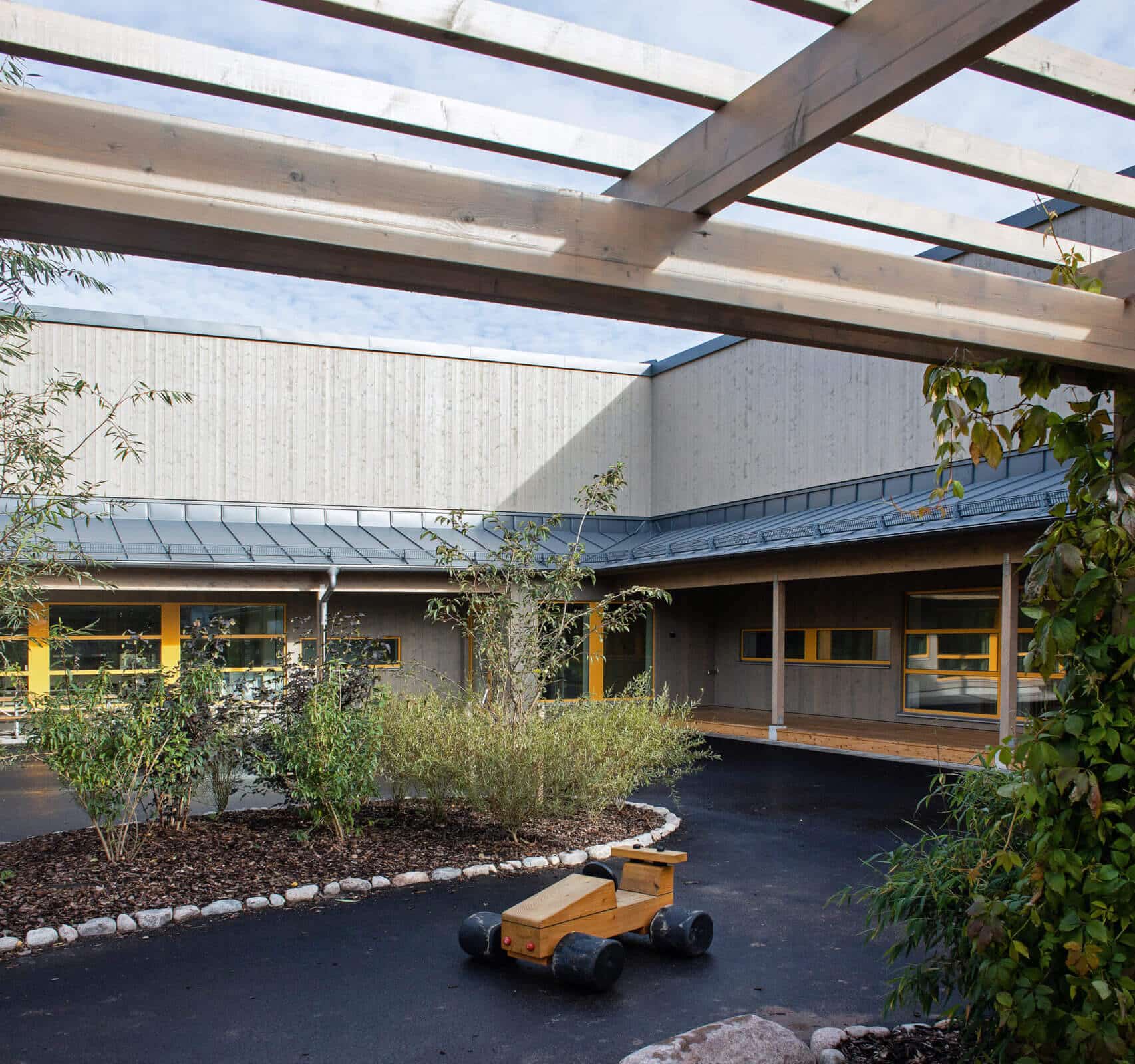 Förskola Bärnstenens innergård